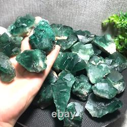 1000g 15pcs Natural super beautiful green fluorite crystal ore standard sample