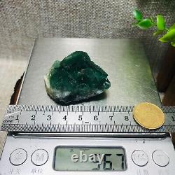 1000g 15pcs Natural super beautiful green fluorite crystal ore standard sample