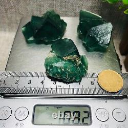 1000g 15pcs Natural super beautiful green fluorite crystal ore standard sample