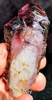100g Diamond! Super Seven Skeletal Hair Amethyst Quartz Crystal Zimbabwe ip1806