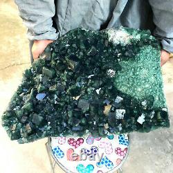 103LB Natural Super beautiful green Fluorite Crystal ore standard specimen. CF481