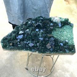 103LB Natural Super beautiful green Fluorite Crystal ore standard specimen. CF481