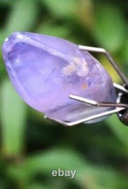 10.39cts Lavender-Blue Stripes Sapphire Crystal Natural Untreated Sri Lanka