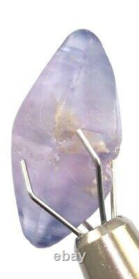 10.39cts Lavender-Blue Stripes Sapphire Crystal Natural Untreated Sri Lanka