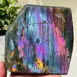 1144g Super Surprising Natural Purple Labradorite Quartz Crystal Specimen