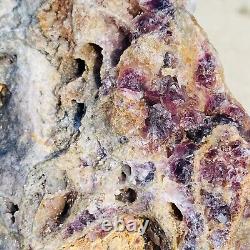 11.9lb Natural Super Beautiful Purple Fluorite Quartz Crystal Mineral Specimen