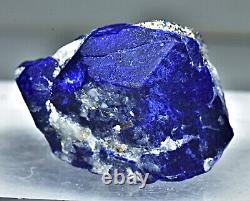 120 Carat Super Blue Colour Terminated Lazurite Crystal Combined with Pyrite