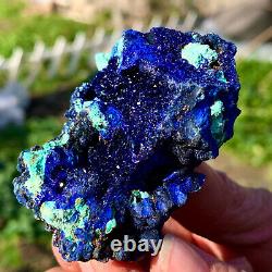 121G Super AA + + natural kyanite / Malachite crystal mineral sample