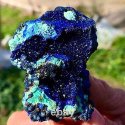 121G Super AA + + natural kyanite / Malachite crystal mineral sample