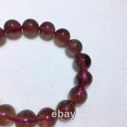 12.2mm Genuine Natural Red Super 7 Seven lepidocrocite Quartz Beads Bracelet