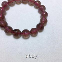 12mm Genuine Natural Red Super 7 Seven lepidocrocite Quartz Beads Bracelet