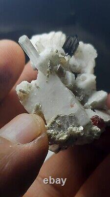 138carats Natural crystal super combined aquamarine specimen@ shigar Pakistan