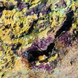 13.9lb Natural Super Beautiful Purple Fluorite Quartz Crystal Mineral Specimen