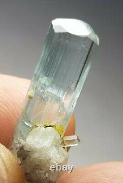 13caratsNatural crystal super color aquamarine specimen@ shigar Pakistan