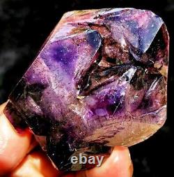 140g Diamond! Super Seven Skeletal Hair Amethyst Quartz Crystal Zimbabwe ip1521