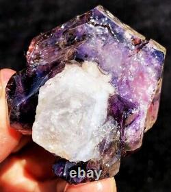 140g Diamond! Super Seven Skeletal Hair Amethyst Quartz Crystal Zimbabwe ip1521