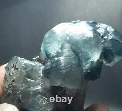 149.9gNatural crystal super green cluster of rhibikite Quartz mineral specimen