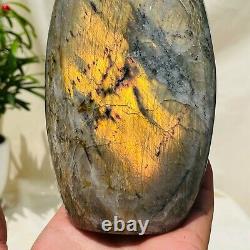 1675g Super Surprising Natural Gold Labradorite Quartz Crystal Specimen