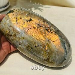 1675g Super Surprising Natural Gold Labradorite Quartz Crystal Specimen