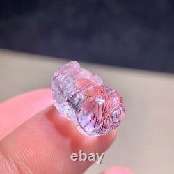 16.910.8mm Natural Brazil Super Seven 7 Amethyst Crystal Pendant
