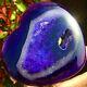 190G Natural beautiful heart-shaped agate crystal cave super large gem D557