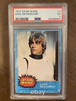 1977 Topps Star Wars Luke Skywalker #1 PSA 5 Rookie RC Freshly Graded New Holder