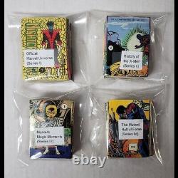 1986-1987 (4) Marvel Complete Sticker Sets Series 1-4 Universe Moments Mutants