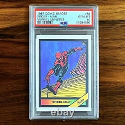 1987 Marvel Universe 1 Spider-Man #58 Gem Mint PSA 10! VERY RARE (POP 1)