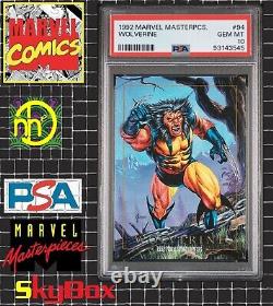 1992 Marvel Masterpieces #94 Wolverine PSA 10 GEM MINT