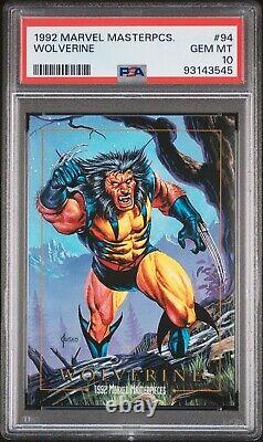 1992 Marvel Masterpieces #94 Wolverine PSA 10 GEM MINT