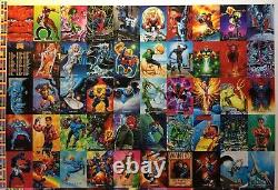 1992 Marvel Masterpieces Framed Uncut Sheets 100-Card Base & 30-Card Spectra