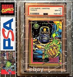 1993 Marvel Universe #16 Thanos PSA 10 GEM MINT POP 14