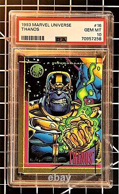 1993 Marvel Universe #16 Thanos PSA 10 GEM MINT POP 14