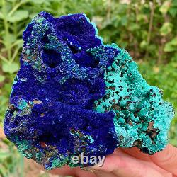 1.26LB Super AA + + natural kyanite / Malachite crystal mineral sample