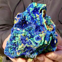 1.34LB Super AA + + natural kyanite / Malachite crystal mineral sample