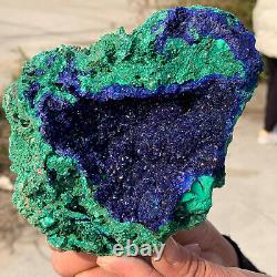 1.72LB Super AA + + natural kyanite / Malachite crystal mineral sample