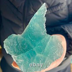 1.82LB Natural super beautiful green fluorite crystal ore standard sampleWF233