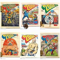 2000AD Prog 67-72 Dan Dare Eden inc Banned Judge Dredd Comics 1978 a good gift