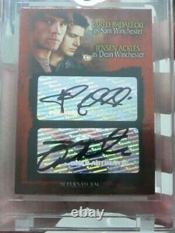 2008 Inkworks Supernatural Season 3 #SD-1 Padalecki Ackles Autograph Card