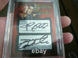 2008 Inkworks Supernatural Season 3 #SD-1 Padalecki Ackles Autograph Card