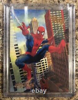 2017 Fleer Ultra Marvel Spider-Man Trading Card COMPLETE BASE SET-#1-00-NM