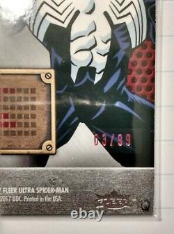 2017 Marvel Fleer Ultra Spider-Man Metal RED PMG MM23 VENOM LOW # 03/99