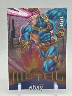 2021 Upper Deck Marvel X-Men Metal Universe CYCLOPS 1995 Buyback 01/10 RARE