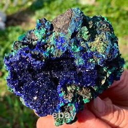 228G Super AA + + natural kyanite / Malachite crystal mineral sample