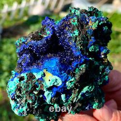 228G Super AA + + natural kyanite / Malachite crystal mineral sample