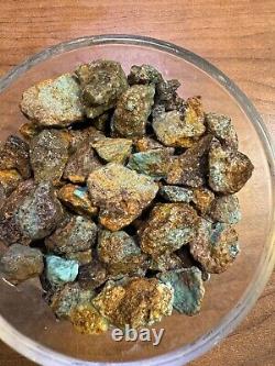 259 g Of Natural Gem Hard Turquoise/Old Bell Nugs! Phenomenal look, HIGH GRADE