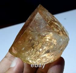 281 Grams Super Top Quality Perfectly Terminated Natural Topaz Crystal @Skardu