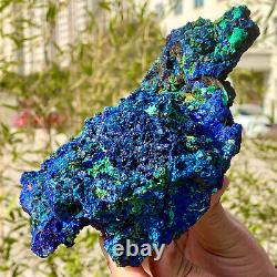 2.20LB Super AA + + natural kyanite / Malachite crystal mineral sample