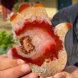 322G Natural and beautiful agate crystal cave, super large Gemsto 806