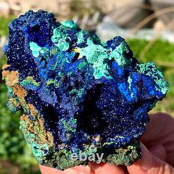 327G Super AA + + natural kyanite / Malachite crystal mineral sample
